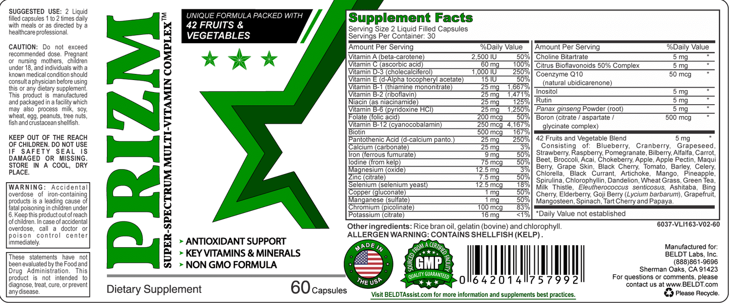 PRIZM: SUPER SPECTRUM MULTIVITAMIN